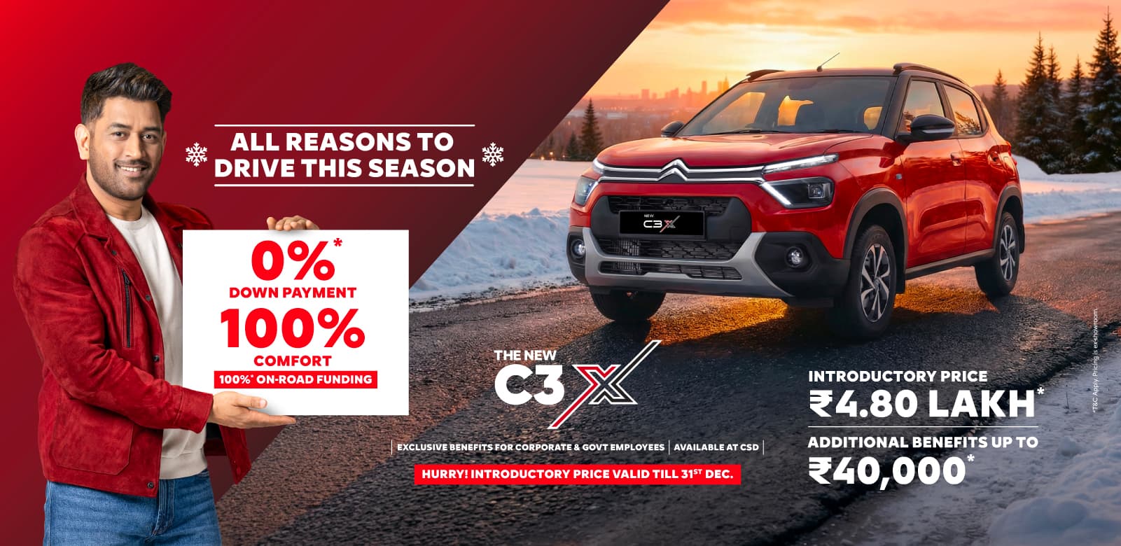 Hurry! Citroën Introductory Prices Valid Only Till 31st Dec 2025